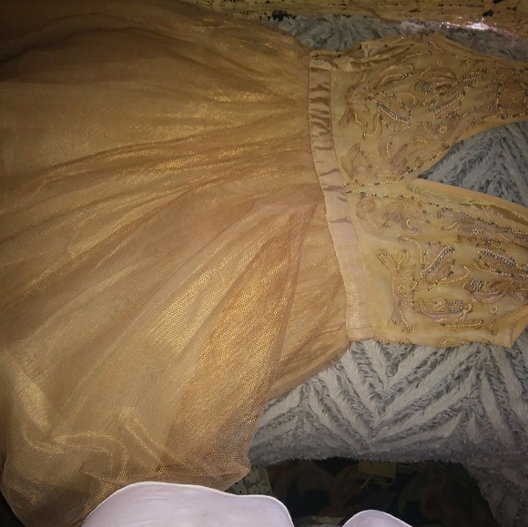 Formal wear boho free people  rose gold dress - Picture 5 of 5